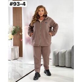 Фотография Костюм спортивный женский 93-4 beige р.50-60 "ZLATA" недорого оптом от прямого поставщика