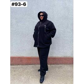 Фотография Костюм спортивный женский 93-6 black р.50-60 "ZLATA" недорого оптом от прямого поставщика