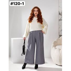 Фотография Штаны женские 120-1 grey р.48-54 "ZLATA" недорого оптом от прямого поставщика