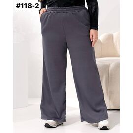 Фотография Штаны женские утеплённые 118-2 grey р.52-62 "ZLATA" недорого оптом от прямого поставщика