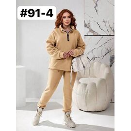 Фотография Костюм спортивный женский 91-4 beige р.54-60 "ZLATA" недорого оптом от прямого поставщика