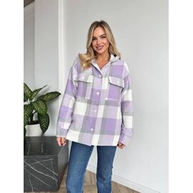 Фотография Рубашка тёплая женская 224BF lilac р.42-48 "Alisa Brand" недорого оптом от прямого поставщика