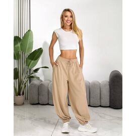Фотография Штаны спортивные женские 1806 beige р.42-48 "BONJOUR" недорого оптом от прямого поставщика
