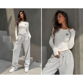 Фотография Свитер женский 4297 white р.42-48 "BONJOUR" недорого оптом от прямого поставщика