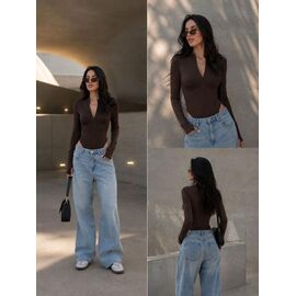 Фотография Боди 5162 brown р.42-48 "BONJOUR" недорого оптом от прямого поставщика