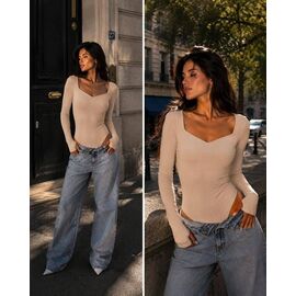 Фотография Боди 5163 beige р.42-48 "BONJOUR" недорого оптом от прямого поставщика
