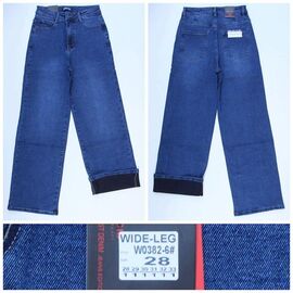 Фотография Джинсы утеплённые женские 0382 blue р.28-33 "Relucky" недорого оптом от прямого поставщика