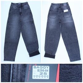 Фотография Джинсы утеплённые женские 295 navy р.25-30 "Relucky" недорого оптом от прямого поставщика