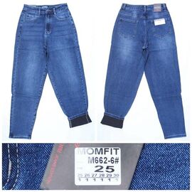Фотография Джинсы утеплённые женские 662 blue р.25-30 "Relucky" недорого оптом от прямого поставщика