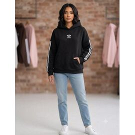 Фотография Худи женское 0035 black р.S-L "Newe" недорого оптом от прямого поставщика