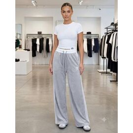 Фотография Штаны спортивные женские 1028 l.grey р.S-L "Newe" недорого оптом от прямого поставщика