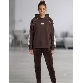 Фотография Батник женский тёплый 1043AD brown р.S-L "Newe" недорого оптом от прямого поставщика