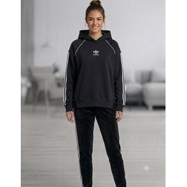 Фотография Батник женский тёплый 1044AD black р.S-L "Newe" недорого оптом от прямого поставщика