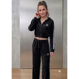 Фотография Костюм спортивный женский тёплый 3310-1 black р.S-L "Newe" недорого оптом от прямого поставщика