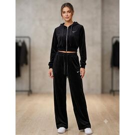 Фотография Костюм спортивный женский тёплый 3310N black р.S-L "Newe" недорого оптом от прямого поставщика