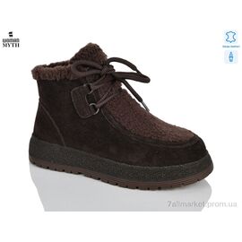 Черевики жіночі стильні Зима MG6148 (8 пар р.36-41) "WOMAN MYTH" недорого оптом від прямого постачальника