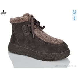 Черевики жіночі стильні Зима MG6149 (8 пар р.36-41) "WOMAN MYTH" недорого оптом від прямого постачальника
