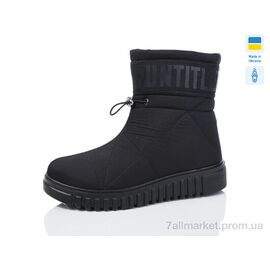 Фотография Дутики женские утепленные зима 4414 чорний (6 пар р.38-42) "Lot Shoes" недорого оптом от прямого поставщика