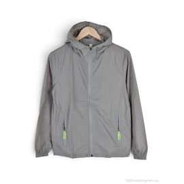 Фотография Ветровка детская Весна/осень 8375-1 grey (4 шт. р.сетка S-XL) "Presto" недорого оптом от прямого поставщика