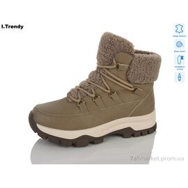 Черевики жіночі стильні Зима DH5001-3 (6 пар р.36-41) "Trendy" недорого оптом від прямого постачальника