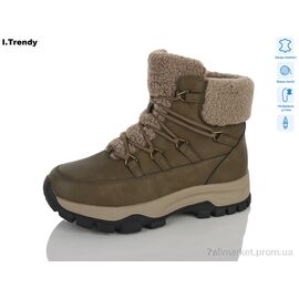 Черевики жіночі стильні Зима DH5001-25 (6 пар р.36-41) "Trendy" недорого оптом від прямого постачальника