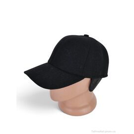 Кепка для чоловіків Зима G13-4 black (5 шт. р.сітка54-60) "Red Hat" недорого оптом від прямого постачальника