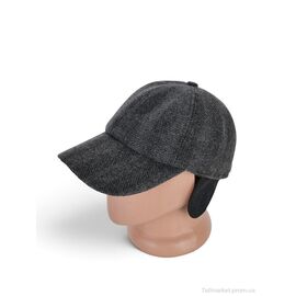 Кепка для чоловіків Зима G13-6 grey (5 шт. р.сітка54-60) "Red Hat" недорого оптом від прямого постачальника