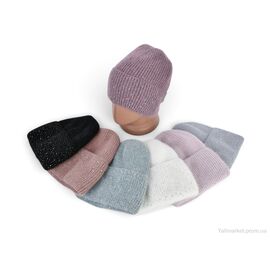Жіноча шапка Зима G10-6 mix Ангора (5 шт. р.сітка52-58) "Red Hat" недорого оптом від прямого постачальника