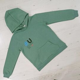 Худи дитячий на дівчинку 3019 green р.8-12 "MALIBU" недорого оптом від прямого постачальника