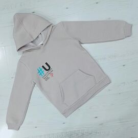 Худи дитячий на дівчинку 3019 l.grey р.8-12 "MALIBU" недорого оптом від прямого постачальника