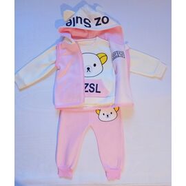 Костюм дитячий на дівчинку 1236 pink р.2-5 "MALIBU" недорого оптом від прямого постачальника