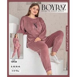 Піжама жіноча 15934 powder р.XL-4XL "DONELLA" недорого оптом від прямого постачальника