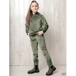 Фотография Костюм детский спортивный тёплый унисекс 925 khaki р.122-152 "DORA" недорого оптом от прямого поставщика