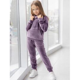Фотография Костюм детский спортивный тёплый унисекс 925 lilac р.134-164 "DORA" недорого оптом от прямого поставщика