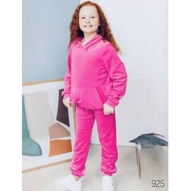 Фотография Костюм детский спортивный тёплый унисекс 925 pink р.122-164 "DORA" недорого оптом от прямого поставщика