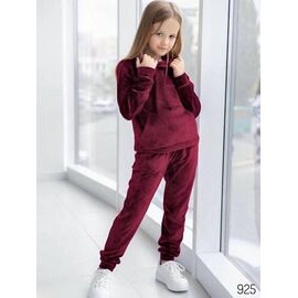 Фотография Костюм детский спортивный тёплый унисекс 925 wine р.122-164 "DORA" недорого оптом от прямого поставщика