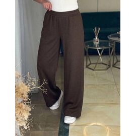 Жіночі штани 6052 brown р.44-56 "LINDA" недорого оптом від прямого постачальника