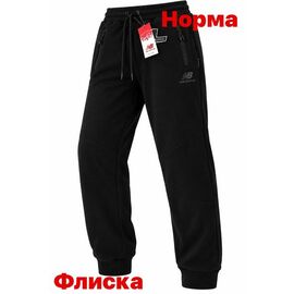 Штани спортивні чоловічі утеплені 15055 black р.S-2XL "Alex Clothes" недорого оптом від прямого постачальника