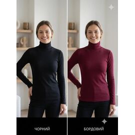 Фотография Гольф женский M17109 wine р.S-L "Dream" недорого оптом от прямого поставщика