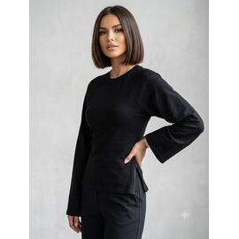 Фотография Свитер женский M17500 black р.S-L "Dream" недорого оптом от прямого поставщика