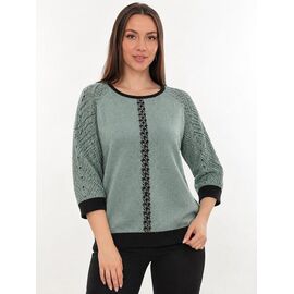 Светр жіночий JL1414 green р.52-54 "Julia" недорого оптом від прямого постачальника