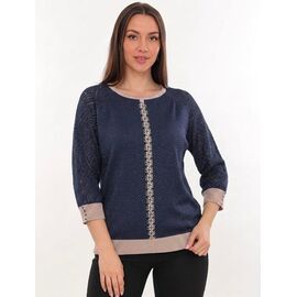 Светр жіночий JL1416 navy р.52-54 "Julia" недорого оптом від прямого постачальника