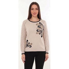 Светр жіночий JL1422 beige р.52-54 "Julia" недорого оптом від прямого постачальника