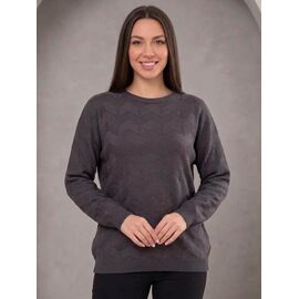 Светр жіночий JL1455 d.grey р.52-54 "Julia" недорого оптом від прямого постачальника