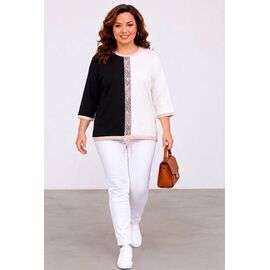 Светр жіночий JL1467 black р.50-52 "Julia" недорого оптом від прямого постачальника