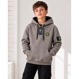 Фотография Худи детский на мальчика 1000-2 grey р.9-13 "Fili kids" недорого оптом от прямого поставщика