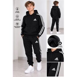 Фотография Костюм детский спортивный тёплый на мальчика 1007-3 black р.13-17 "Fili kids" недорого оптом от прямого поставщика