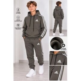 Фотография Костюм детский спортивный тёплый на мальчика 1007-3 khaki р.13-17 "Fili kids" недорого оптом от прямого поставщика