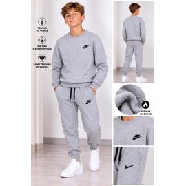 Фотография Костюм детский спортивный тёплый на мальчика 1022-3 grey р.13-17 "Fili kids" недорого оптом от прямого поставщика