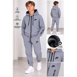 Фотография Костюм детский спортивный тёплый на мальчика 1036-3 grey р.13-17 "Fili kids" недорого оптом от прямого поставщика